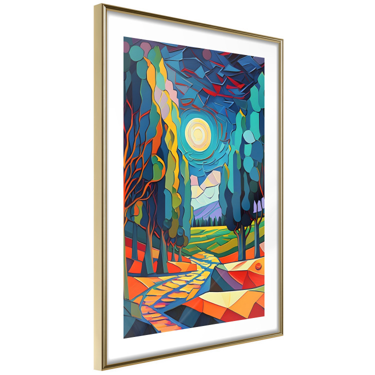 Wall Poster Modern Scenery - A Colorful Composition Inspired by Van Gogh 151158 additionalImage 8