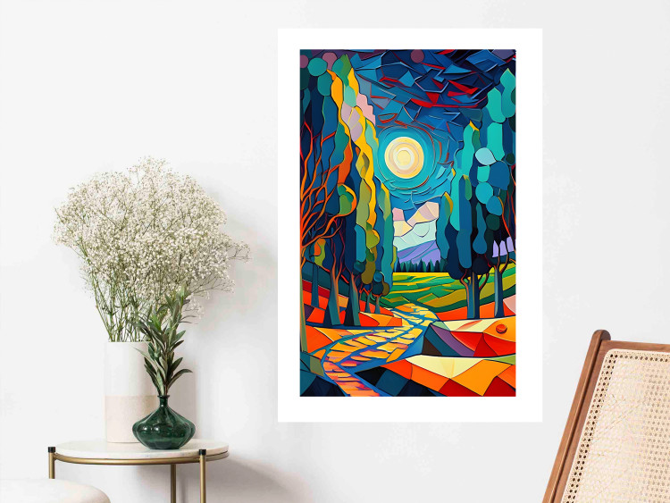 Wall Poster Modern Scenery - A Colorful Composition Inspired by Van Gogh 151158 additionalImage 11