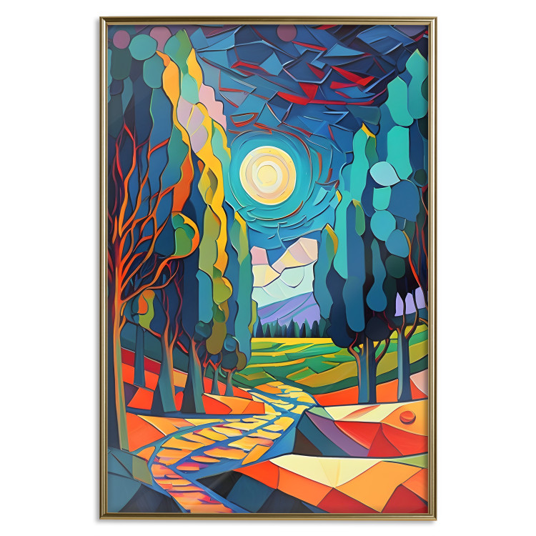 Wall Poster Modern Scenery - A Colorful Composition Inspired by Van Gogh 151158 additionalImage 20