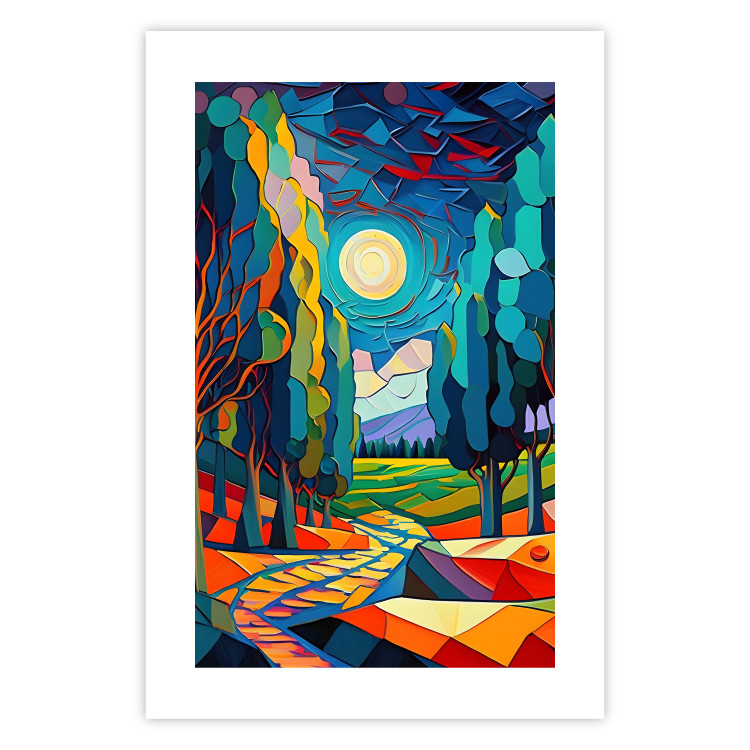 Wall Poster Modern Scenery - A Colorful Composition Inspired by Van Gogh 151158 additionalImage 17