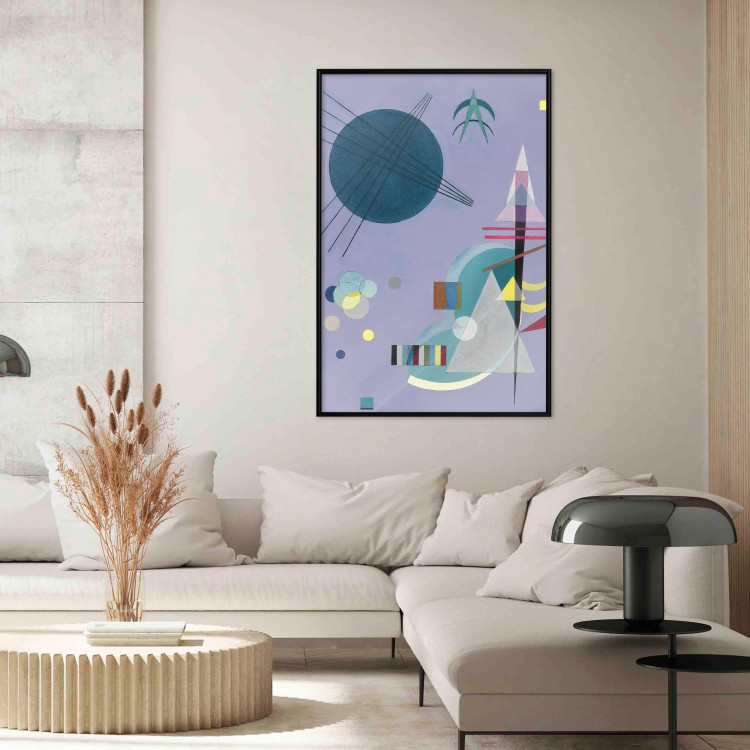 Poster Violet Abstraction - A Subtle Geometric Composition by Kandinsky 151658 additionalImage 12
