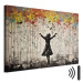 Canvas Print Rain Song - Colorful Graffiti Inspired by Banksy 151758 additionalThumb 8
