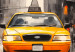 Canvas Print Yellow Cab - Car on the Background of New York Architecture 151958 additionalThumb 4
