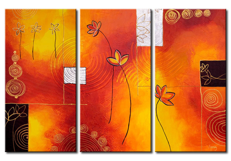Canvas Art Print Flowers in the sun 47258