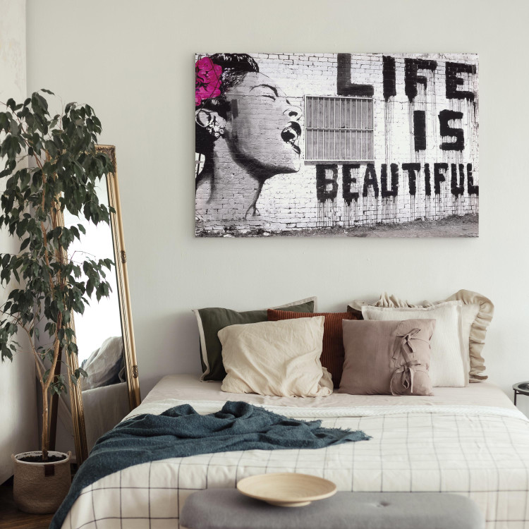 Canvas Print Life is beautiful 58958 additionalImage 3