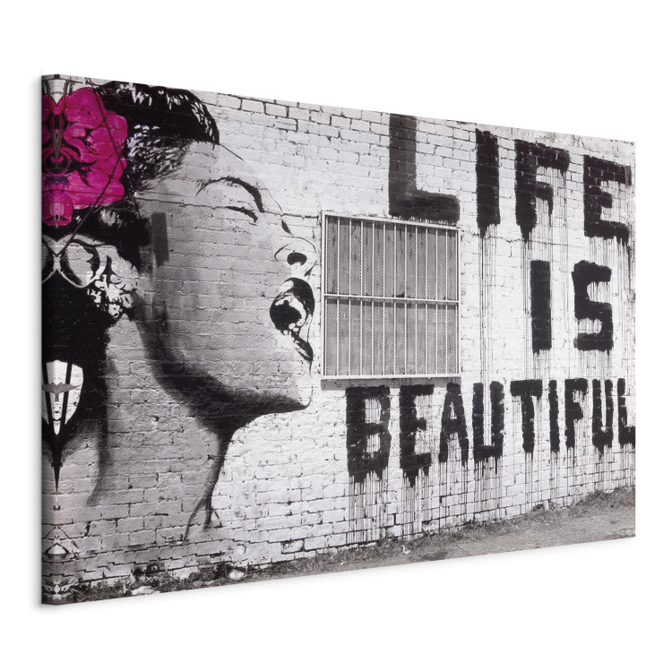 Canvas Print Life is beautiful 58958 additionalImage 2