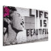 Canvas Print Life is beautiful 58958 additionalThumb 2