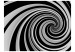 Wall Mural Black and white swirl 60158 additionalThumb 1