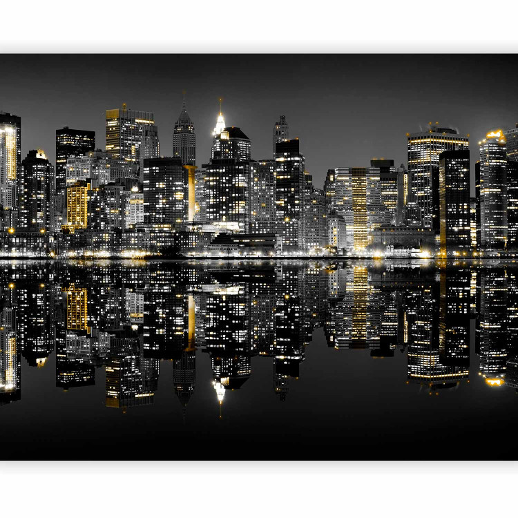 Wall Mural Gold and silver - NYC 61558 additionalImage 1
