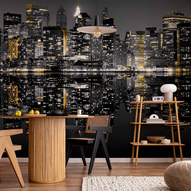 Wall Mural Gold and silver - NYC 61558 additionalImage 4