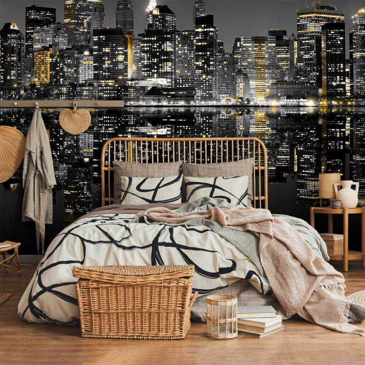 Wall Mural Gold and silver - NYC 61558 additionalImage 2