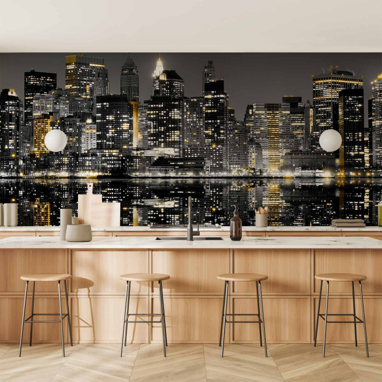 Wall Mural Gold and silver - NYC 61558 additionalImage 6