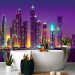Wall Mural Purple nights Dubai - panorama with skyscrapers and reflection in water 90558 additionalThumb 8