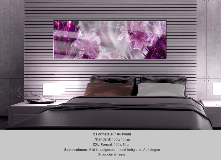 Acrylic print Purple Flames [Glass] 92958 additionalImage 7