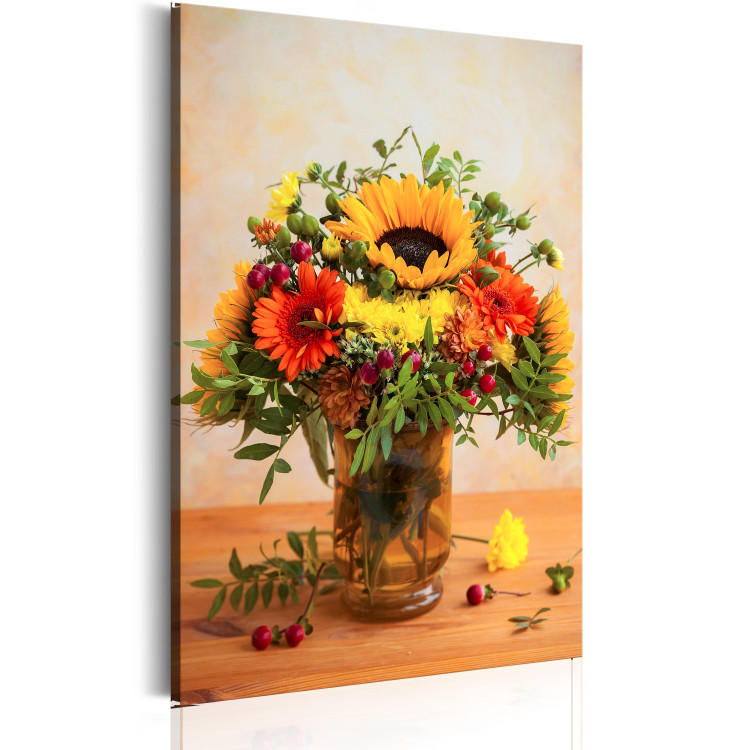 Canvas Print Autumnal Flowers 93058 additionalImage 2