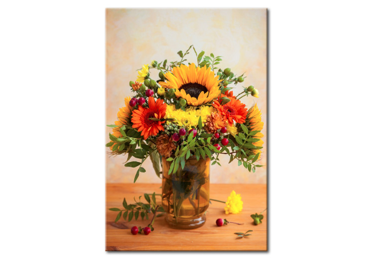 Canvas Print Autumnal Flowers 93058