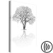 Canvas Print Masterpiece of Nature (1-part) - Reflection of Tree in Black and White Landscape 115068 additionalThumb 6