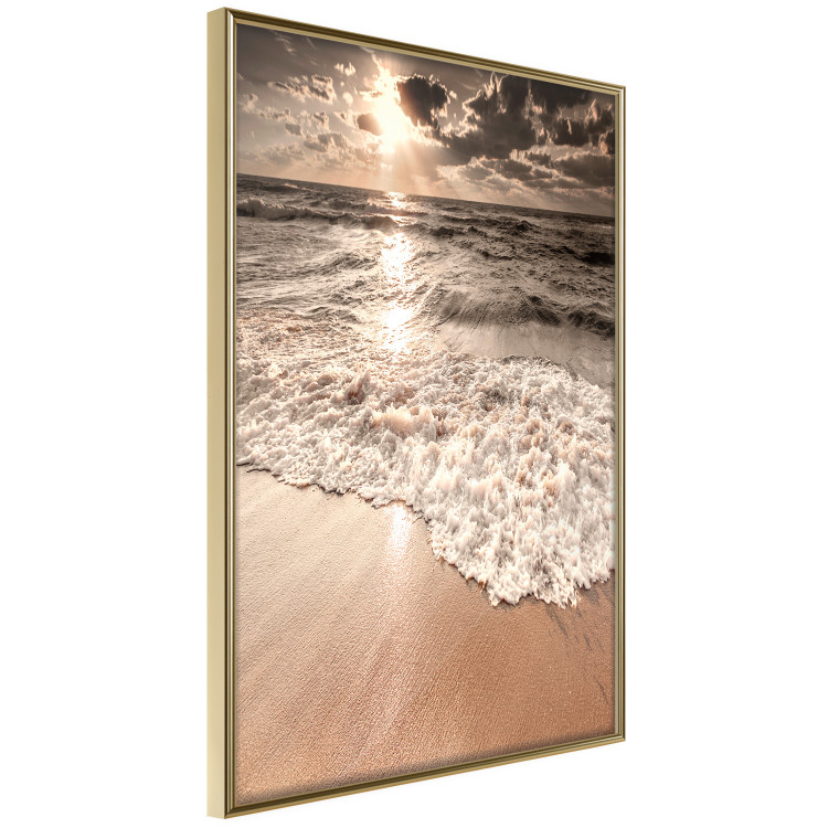 Wall Poster Wave Space - beach and sea landscape against sunlight rays 123768 additionalImage 5