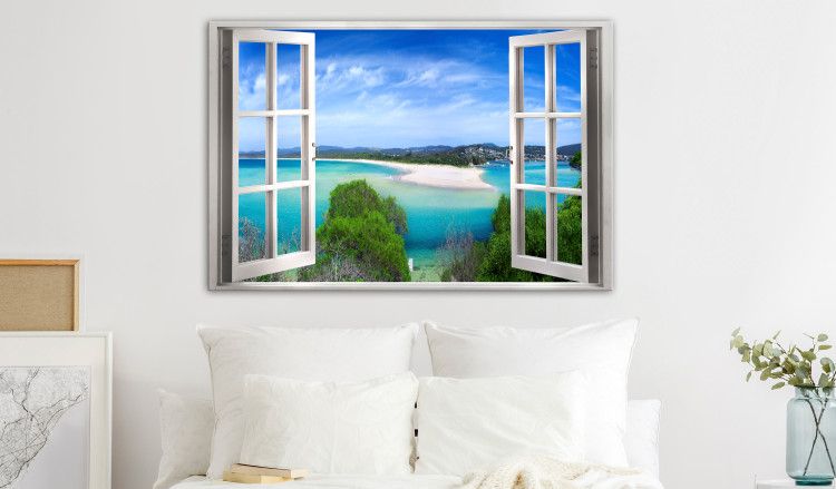 Large canvas print Paradise Lagoon [Large Format] 125568 additionalImage 6
