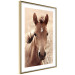 Poster Bright Mane - portrait of a brown animal against a golden nature background 126868 additionalThumb 7