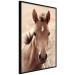 Poster Bright Mane - portrait of a brown animal against a golden nature background 126868 additionalThumb 11
