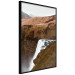 Wall Poster Rusty Hills - landscape of a river forming a waterfall against brown mountains 130268 additionalThumb 11