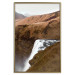 Wall Poster Rusty Hills - landscape of a river forming a waterfall against brown mountains 130268 additionalThumb 15