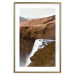 Wall Poster Rusty Hills - landscape of a river forming a waterfall against brown mountains 130268 additionalThumb 16