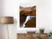 Wall Poster Rusty Hills - landscape of a river forming a waterfall against brown mountains 130268 additionalThumb 2