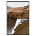 Wall Poster Rusty Hills - landscape of a river forming a waterfall against brown mountains 130268 additionalThumb 14