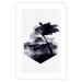 Wall Poster High Mountain - black and white landscape of a tree in apparent wind 131768 additionalThumb 24