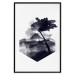 Wall Poster High Mountain - black and white landscape of a tree in apparent wind 131768 additionalThumb 19