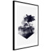 Wall Poster High Mountain - black and white landscape of a tree in apparent wind 131768 additionalThumb 6