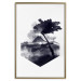 Wall Poster High Mountain - black and white landscape of a tree in apparent wind 131768 additionalThumb 18
