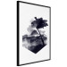 Wall Poster High Mountain - black and white landscape of a tree in apparent wind 131768 additionalThumb 11