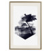 Wall Poster High Mountain - black and white landscape of a tree in apparent wind 131768 additionalThumb 21