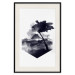 Wall Poster High Mountain - black and white landscape of a tree in apparent wind 131768 additionalThumb 23
