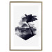 Wall Poster High Mountain - black and white landscape of a tree in apparent wind 131768 additionalThumb 20