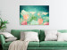 Canvas Print Fairy-tale Flowers (1-piece) Wide - colorful cartoonish plants 134268 additionalThumb 3