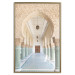 Wall Poster Turquoise Colonnade - hallway architecture with ornaments and columns 134768 additionalThumb 17