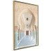 Wall Poster Turquoise Colonnade - hallway architecture with ornaments and columns 134768 additionalThumb 12