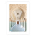 Wall Poster Turquoise Colonnade - hallway architecture with ornaments and columns 134768 additionalThumb 25