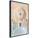 Wall Poster Turquoise Colonnade - hallway architecture with ornaments and columns 134768 additionalThumb 11