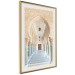 Wall Poster Turquoise Colonnade - hallway architecture with ornaments and columns 134768 additionalThumb 6