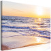 Large canvas print Calm Waves - Brown [Large Format] 136368 additionalThumb 3