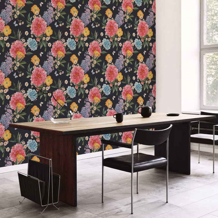Modern Wallpaper Kaleidoscope of Flowers 143168 additionalImage 5