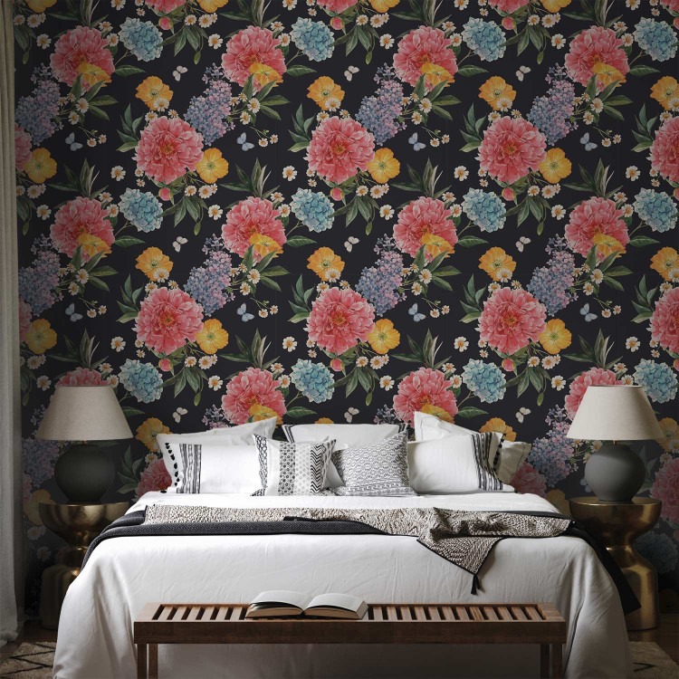 Modern Wallpaper Kaleidoscope of Flowers 143168 additionalImage 4