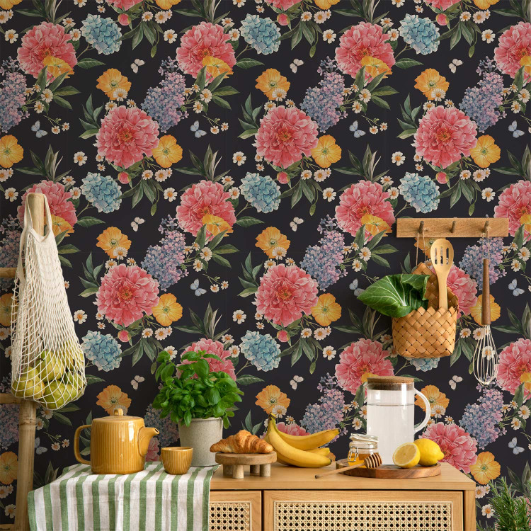 Modern Wallpaper Kaleidoscope of Flowers 143168 additionalImage 8