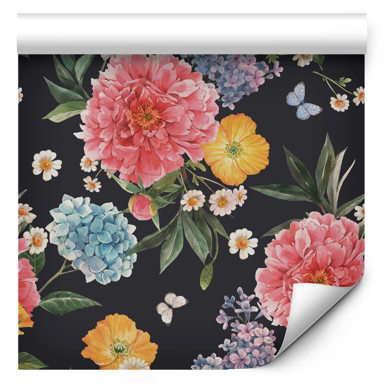 Modern Wallpaper Kaleidoscope of Flowers 143168 additionalImage 1