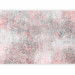 Wall Mural Mosaic - fragments of pink ornaments on a background of concrete texture 143768 additionalThumb 5